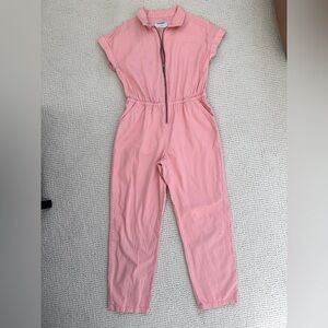 Old Navy Pink Zipper Romper, size L
